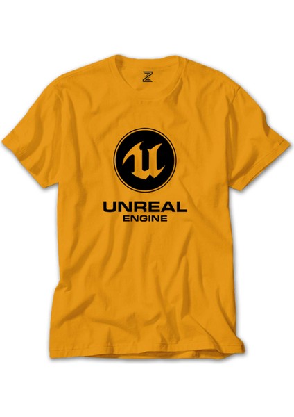 Unreal Engine Logo Sarı Tişört