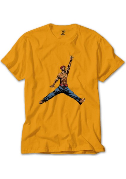 Tupac Jrdn Sarı Tişört