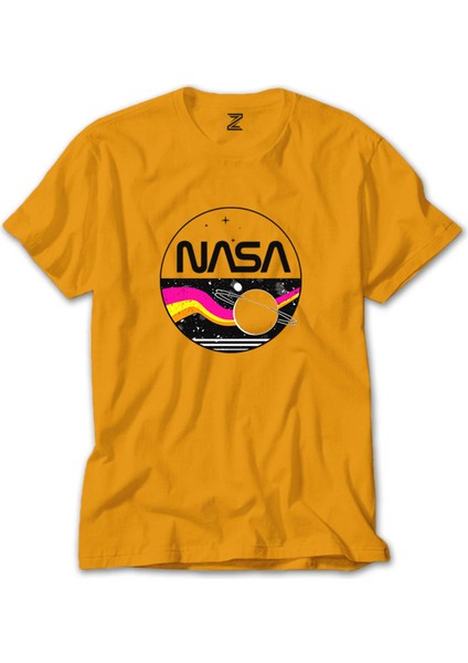 Nasa Retro Sarı Tişört