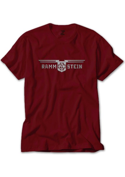 Rammstein Double Line Kırmızı Tişört