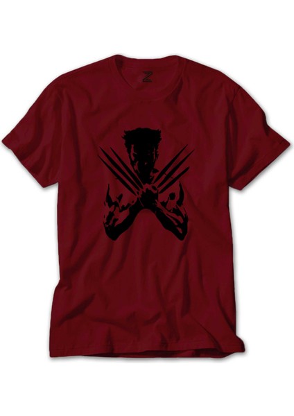 Wolverine Grunge Kırmızı Tişört