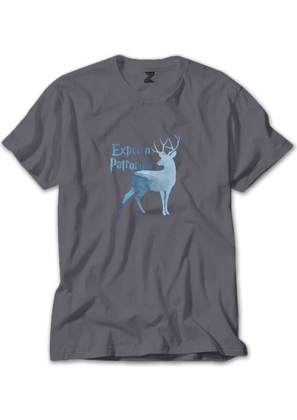 Harry P. Expecto Patronum Gri Tişört