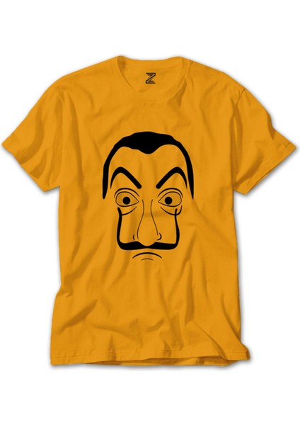 La Casa De Papel Silüet Sarı Tişört