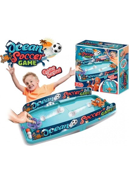Mini Masa Futbolu Oyunu Okyonus Temalı Mini Futbol Pinball Oyunu 2 Oyunculu