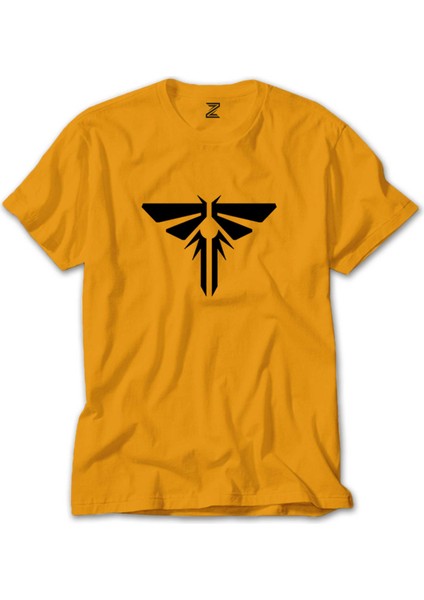 The Last Of Us Logo Sarı Tişört