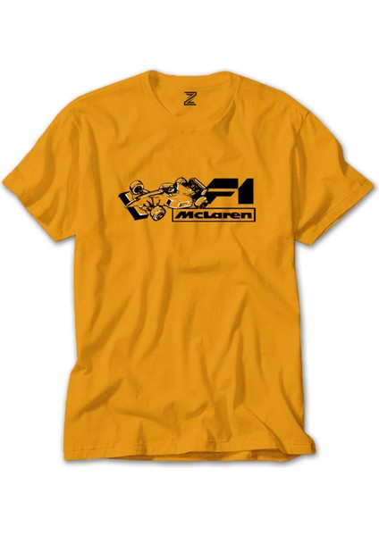 F1 Mclaren Sarı Tişört