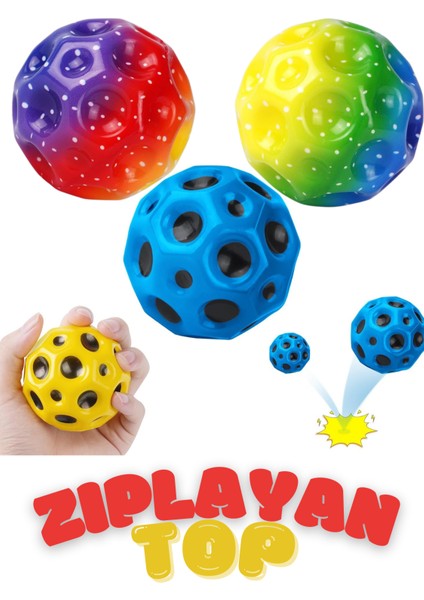Zıplayan Top 1 Adet Çocuk Eğlence Topu Bouncer Ball