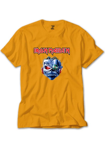 Iron Maiden Bionic Sarı Tişört