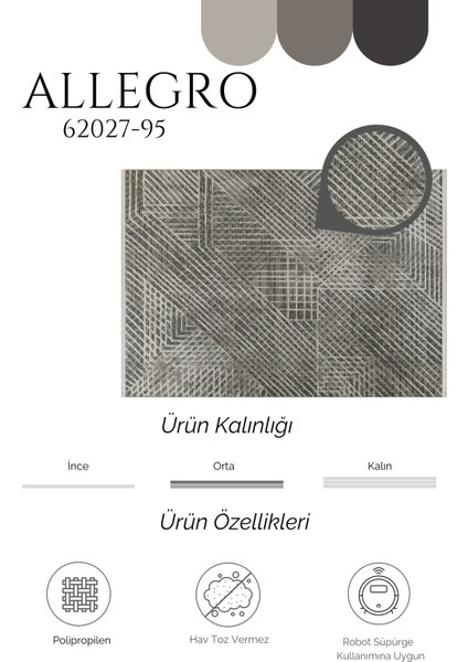 Makine Halısı Agnello Halı Allegro 62027-95 fiyatları