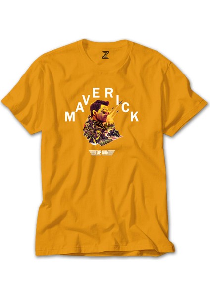 Top Gun Characters Sarı Tişört