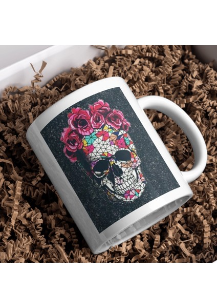 Kuru Kafa Desenli Kupa Bardak