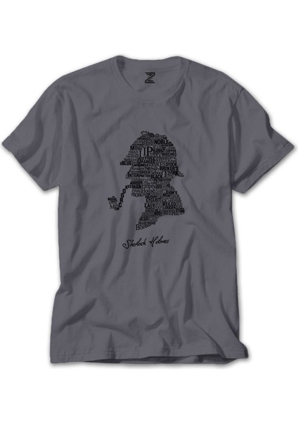 Sherlock Holmes The Canon Gri Tişört