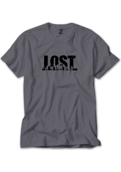 Lost Gri Tişört