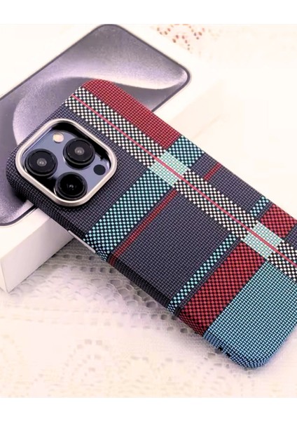 Apple iPhone 16 Pro Max Karbon Fiber Metal Kamera Korumalı Kılıf Ince Sert Magsafe Arka Kapak Koruma Siyah Mor Kahve modelleri
