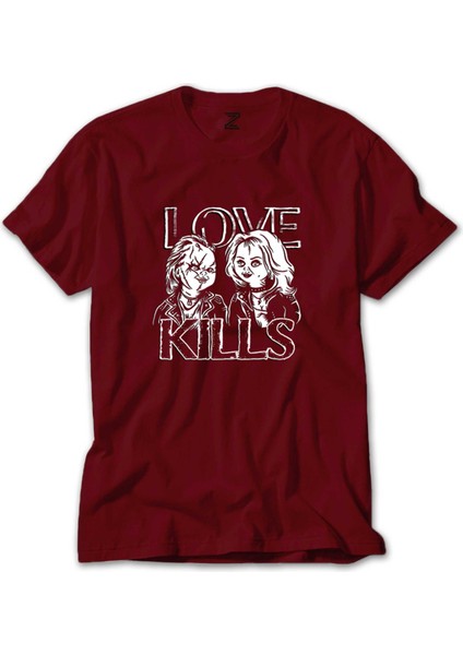 Chucky Love Kills Kırmızı Tişört