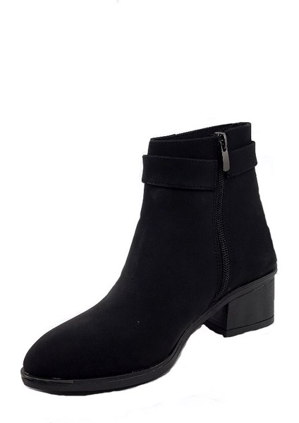 cc 5 cm Siyah Zümrüt Topuklu Bayan Bot modelleri