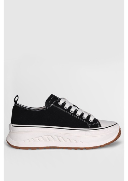 Shay Siyah Bayan Sneaker Spor Ayakkabı
