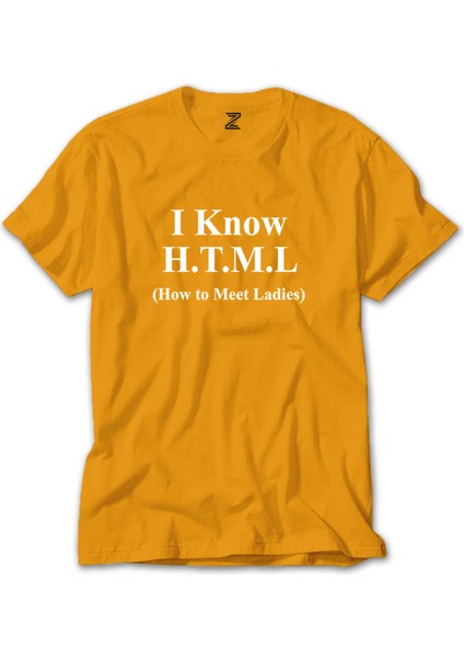 Html Sarı Tişört