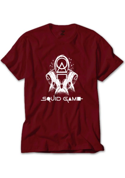Squid Game Staff Team Kırmızı Tişört
