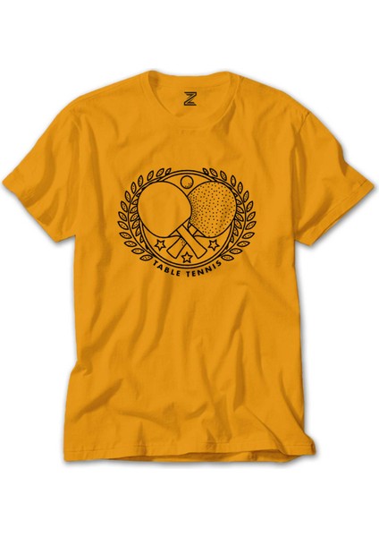 Masa Tenisi Sarı Tişört