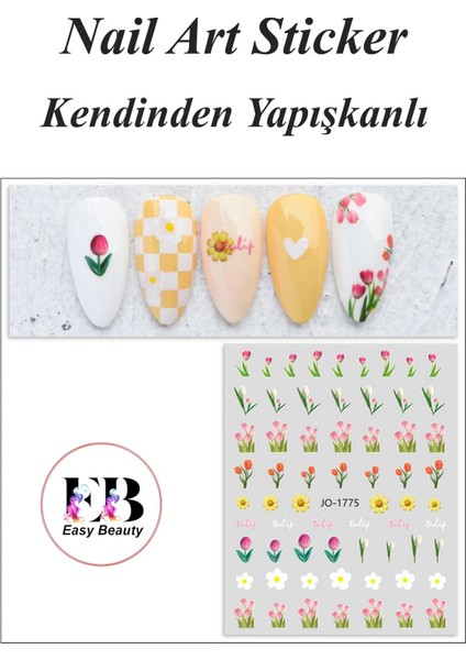 4 Adet Kendinden Yapışkanlı Tırnak Sticker, Nail Art, Tırnak Süsleme, Tırnak Dövmesi fırsatları
