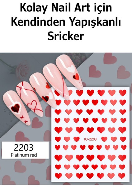 4 Adet Kendinden Yapışkanlı Tırnak Sticker, Nail Art, Tırnak Süsleme, Tırnak Dövmesi modelleri