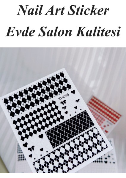 4 Adet Kendinden Yapışkanlı Tırnak Sticker, Nail Art, Tırnak Süsleme, Tırnak Dövmesi fırsatları