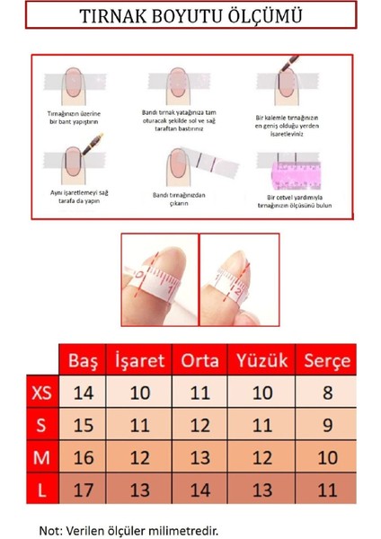 100 Adet Jel Tips XSMALL beden BADEM Takma Tırnak ORTA Uzunlukta. Yapıştırıcı Hediyeli fiyatları