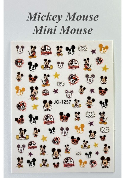 4 Adet Kendinden Yapışkanlı Tırnak Sticker, Nail Art, Tırnak Süsleme, Tırnak Dövmesi