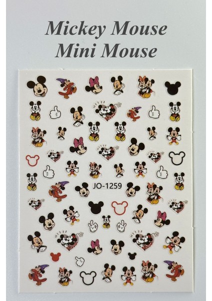 4 Adet Kendinden Yapışkanlı Tırnak Sticker, Nail Art, Tırnak Süsleme, Tırnak Dövmesi