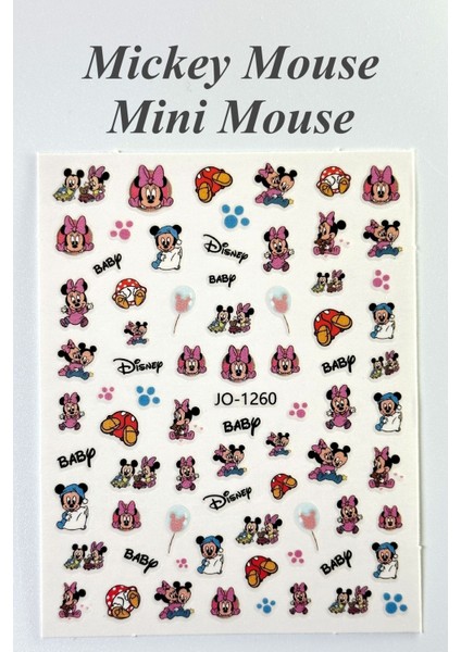 4 Adet Kendinden Yapışkanlı Tırnak Sticker, Nail Art, Tırnak Süsleme, Tırnak Dövmesi