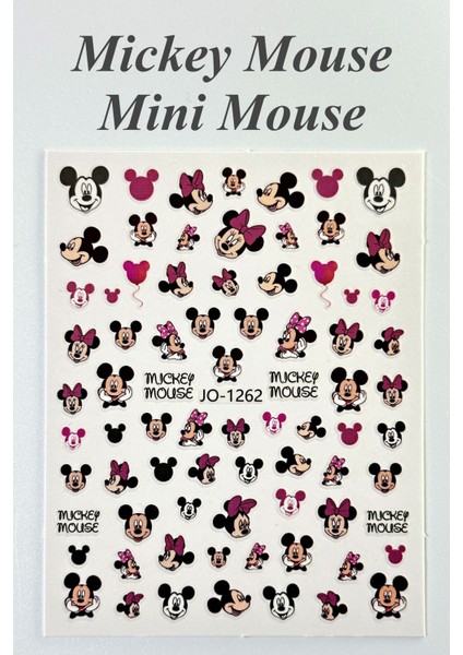 4 Adet Kendinden Yapışkanlı Tırnak Sticker, Nail Art, Tırnak Süsleme, Tırnak Dövmesi