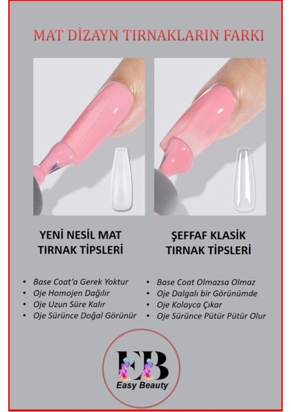 500 Adet Yeni Nesil Jel Destekli Badem Orta Uzun Takma Tırnak Seti. 10 Farklı Beden