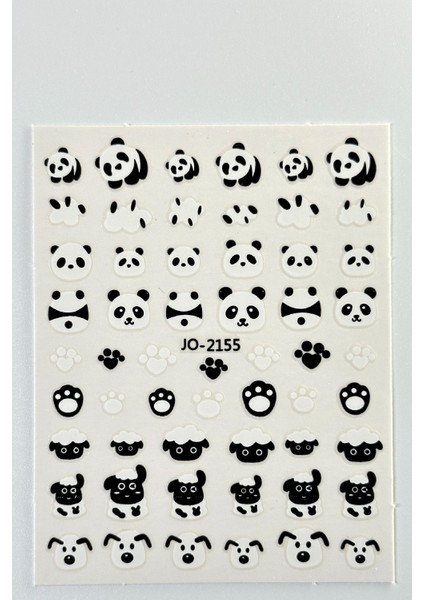 4 Adet Kendinden Yapışkanlı Tırnak Sticker, Nail Art, Tırnak Süsleme, Tırnak Dövmesi