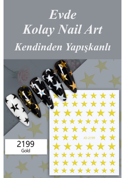 4 Adet Kendinden Yapışkanlı Tırnak Sticker, Nail Art, Tırnak Süsleme, Tırnak Dövmesi fırsatları