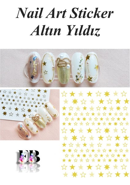 4 Adet Kendinden Yapışkanlı Tırnak Sticker, Nail Art, Tırnak Süsleme, Tırnak Dövmesi fiyatları