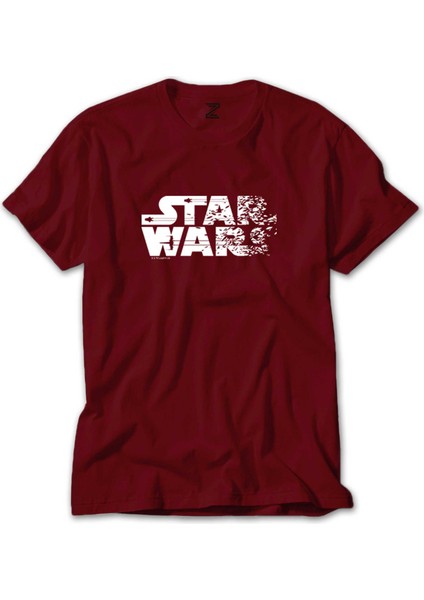 Star Wars Logo 2 Kırmızı Tişört