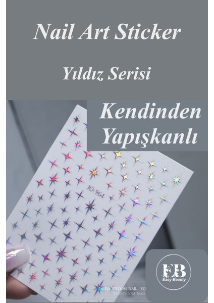 4 Adet Kendinden Yapışkanlı Tırnak Sticker, Nail Art, Tırnak Süsleme, Tırnak Dövmesi fırsatları
