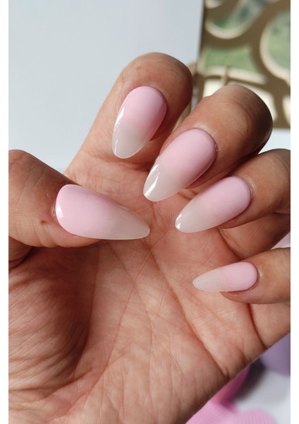 24 Adet Badem Takma Tırnak Seti Protez Tırnak Görünümlü Yapıştırıcı Bant Hediyeli DY195 fiyatları