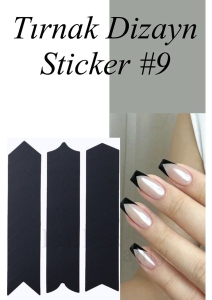 Kendinden Yapışkanlı Sticker Sınırsız Dizayn Nail Art Tırnak Süsleme fiyatları