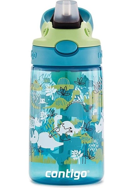 Gizmo Flip Pro Dinos Tritan Çocuk Suluğu 420 ml Yeşil