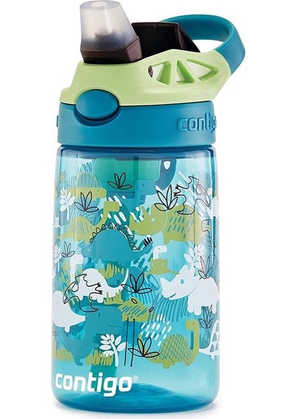 Gizmo Flip Pro Dinos Tritan Çocuk Suluğu 420 ml Yeşil
