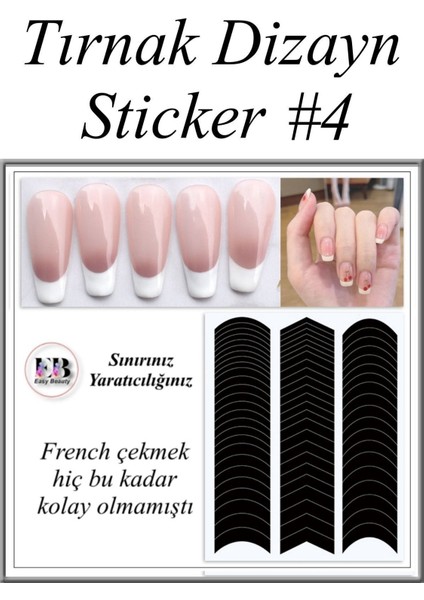 Kendinden Yapışkanlı Sticker Sınırsız Dizayn Nail Art Tırnak Süsleme indirimleri
