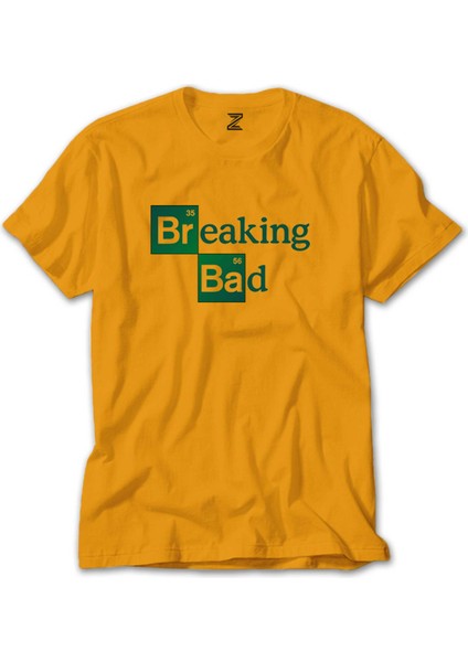 Breaking Bad Logo Sarı Tişört