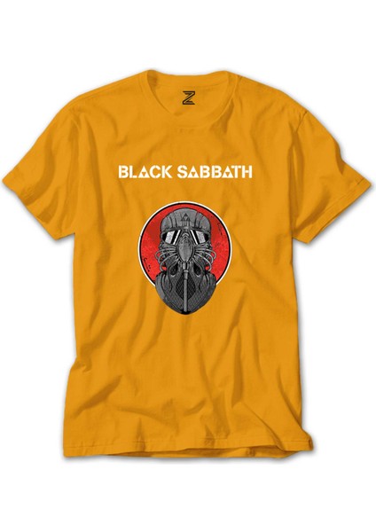 Black Sabbath Black Pilot Sarı Tişört