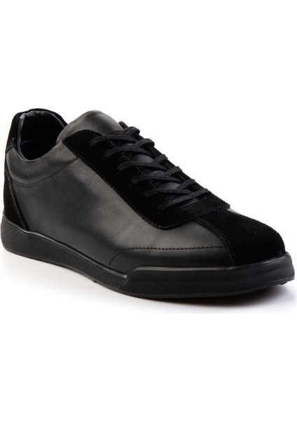Siyah Napa Deri Erkek Sneaker E01728019243 modelleri
