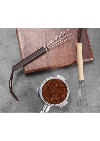 Iğne Kahve Sabotajı 58 mm 51MM Kahve Sabotaj Dağıtıcı Eşitleme Aracı Iğne Tipi Kahve Tozu Dağıtıcı (B) (Yurt Dışından)