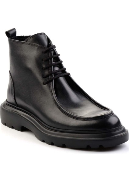 Siyah Napa Deri Erkek Bot & Bootie E02401702143 modelleri