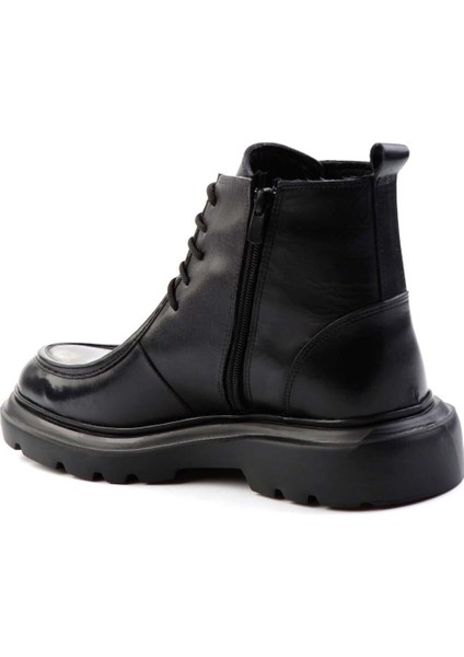 Siyah Napa Deri Erkek Bot & Bootie E02401702143 fırsatları