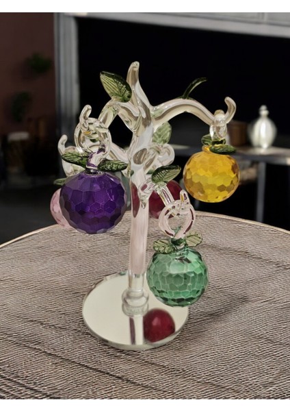 Özel Kristal Kesim 5'li Üzüm Dekoratif Obje modelleri